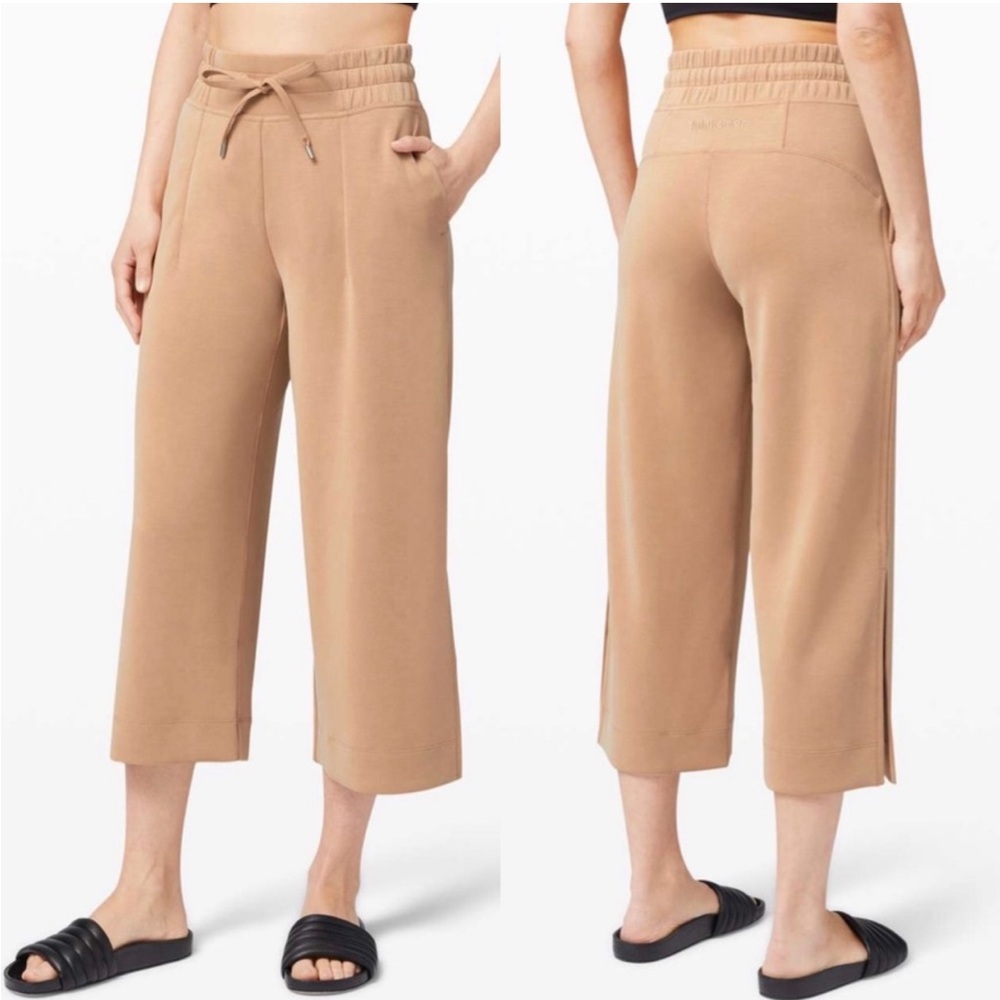 Lululemon Soft Ambitions High Rise Crop Pants in Beech Wood - 6